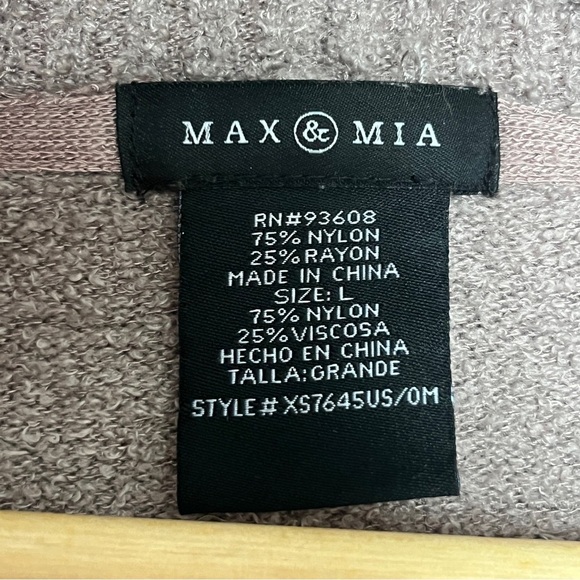 Max & Mia Spring Autumn Fashion Cardigan Coat Winter Women's Long Sleeve Large - Picture 5 of 7